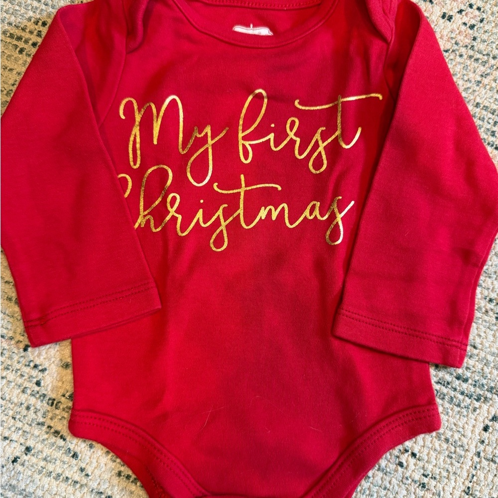Christmas Onesies & Sleeper Bundle – 0–3 Months, Good Condition - Picture 8 of 12